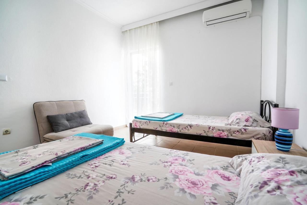 Dimitra Beach Apartments - Nea Karvali Kavala Kültér fotó