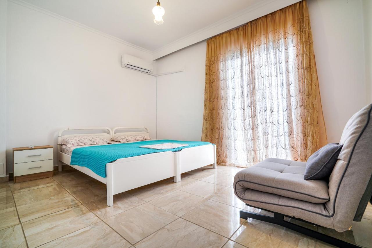 Dimitra Beach Apartments - Nea Karvali Kavala Kültér fotó