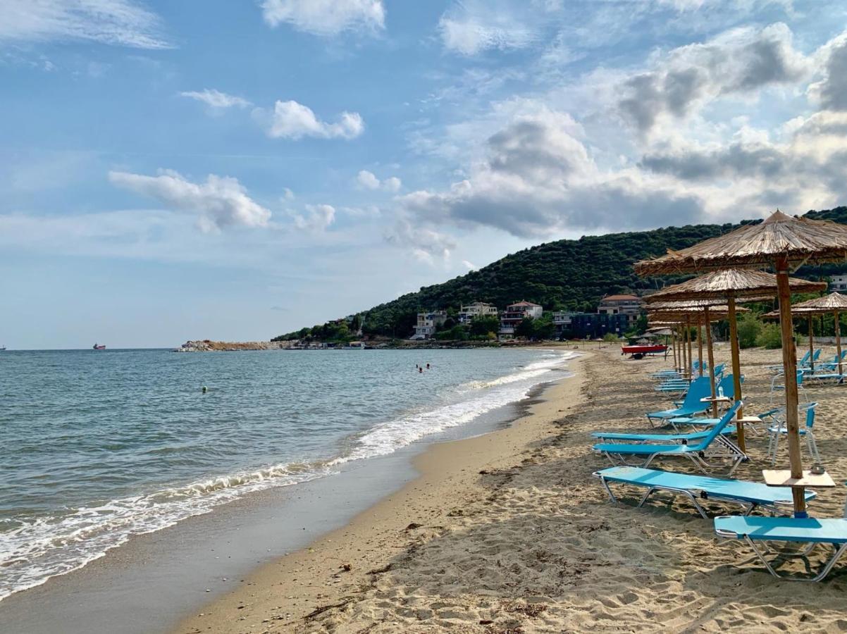 Dimitra Beach Apartments - Nea Karvali Kavala Kültér fotó