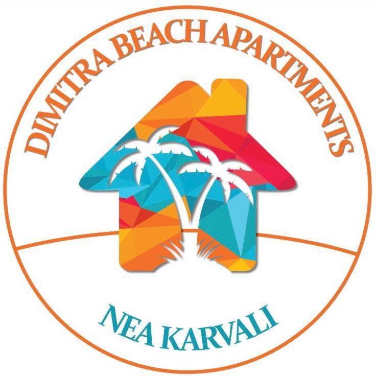 Dimitra Beach Apartments - Nea Karvali Kavala Kültér fotó